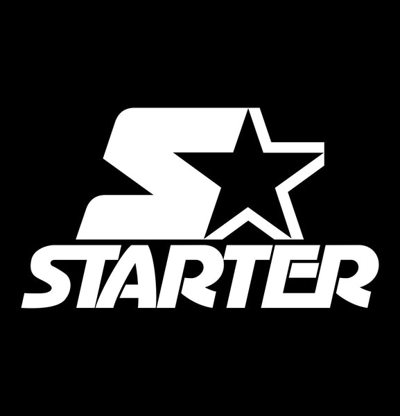 starter decal, car decal sticker