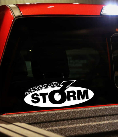 storm fishing decal, car decal, fishing sticker