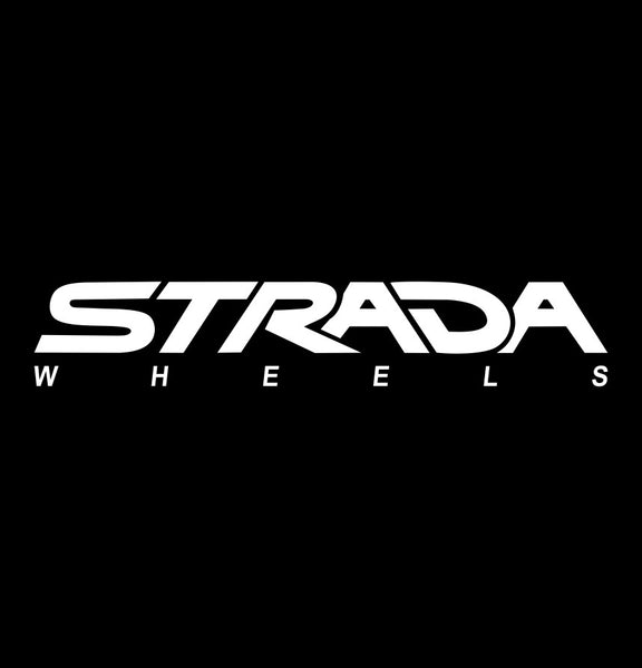 Strada Wheels decal, performance car decal sticker