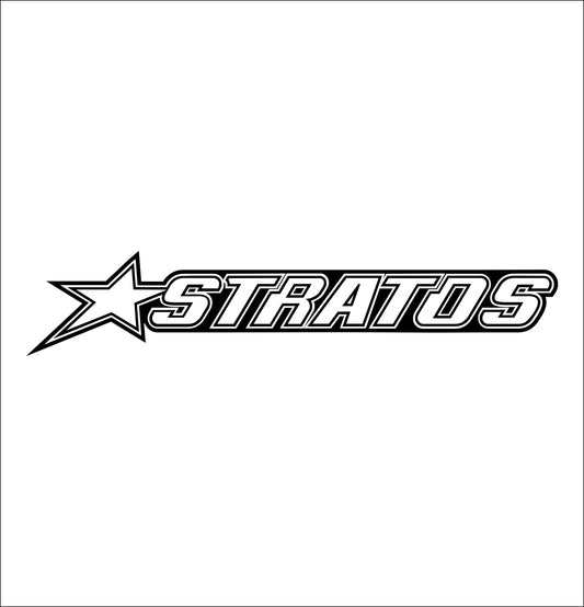 stratos boats decal, sticker, hunting fishing decal, car sticker