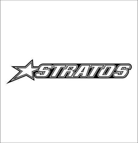 stratos boats decal, car decal, hunting fishing sticker