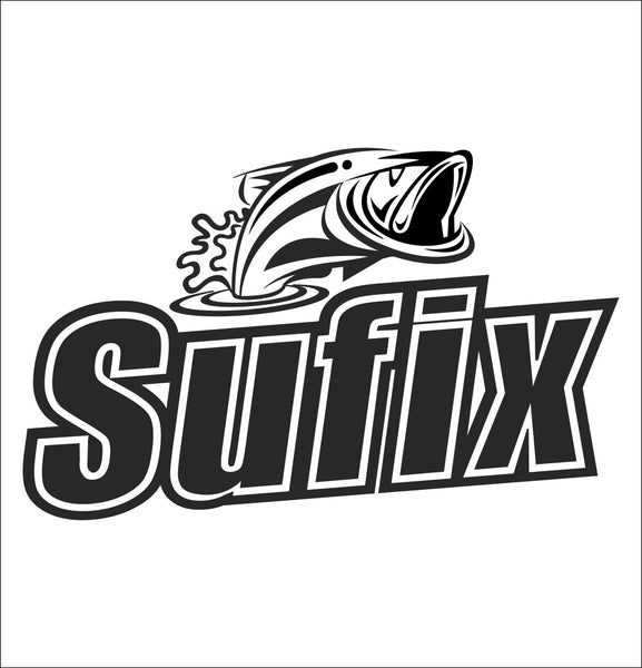 Sufix decal, sticker, hunting fishing decal