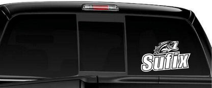 Sufix decal, sticker, car decal
