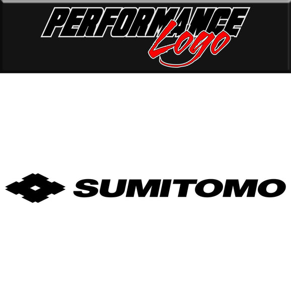 Sumitomo decal, performance decal, sticker