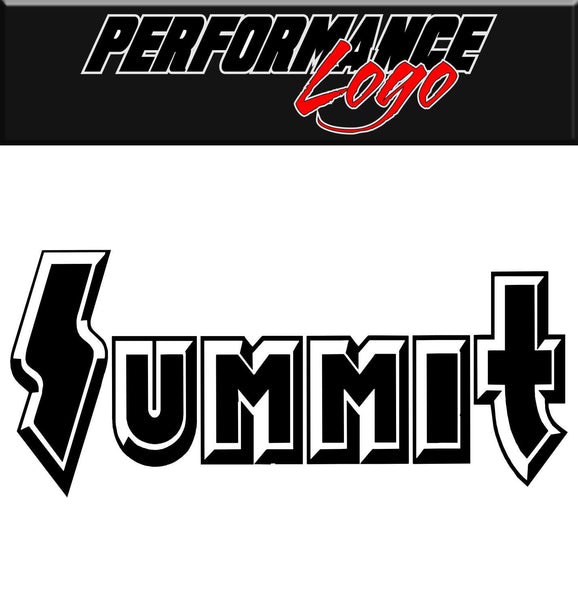 Summit decal, performance decal, sticker