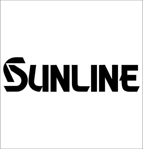 Sunline decal, fishing hunting car decal sticker