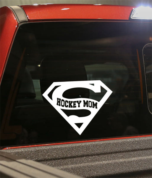 super hockey mom hockey decal - North 49 Decals
