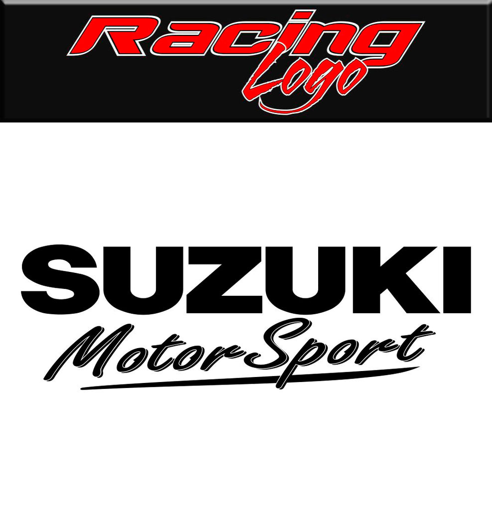 Suzuki Racing Sticker Suzuki Racing Logo