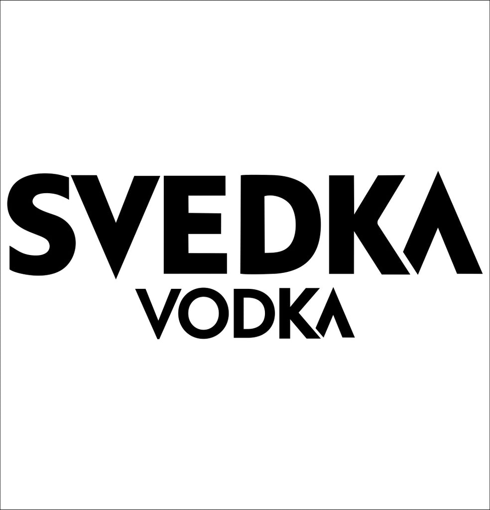 Svedka decal, vodka decal, car decal, sticker