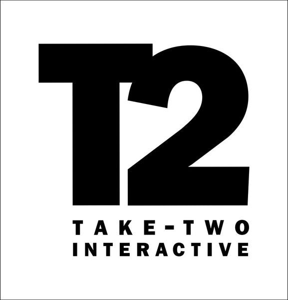 Take Two Interactive decal, video game decal, sticker, car decal