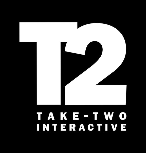 Take Two Interactive decal, video game decal, sticker, car decal