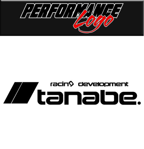 Tanabe Racing decal, performance decal, sticker