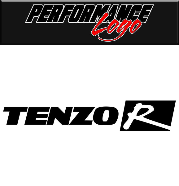 Tenzo R decal, performance decal, sticker
