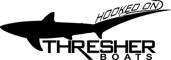 thresher boats decal, car decal, fishing sticker