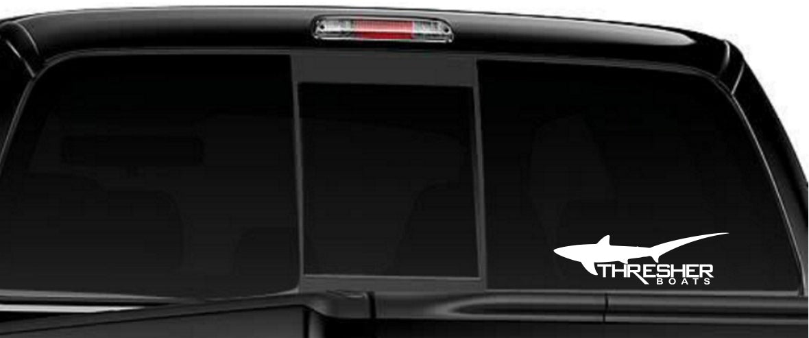 thresher boats decal, car decal, hunting fishing sticker