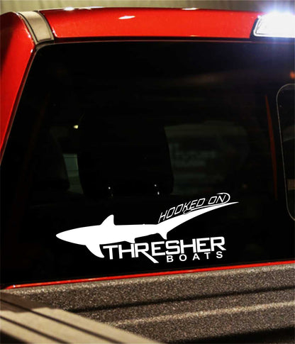 thresher boats decal, car decal, fishing sticker