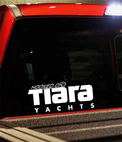 tiara yachts decal, car decal, fishing sticker