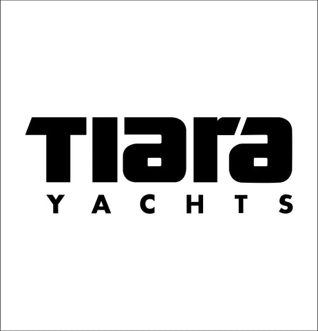 Tiara Yachts decal, car decal, hunting fishing sticker