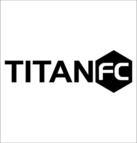 Titan FC decal, mma boxing decal, car decal sticker