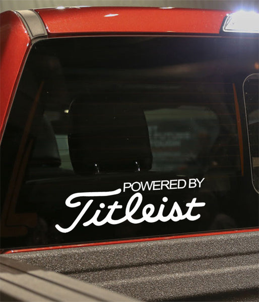 powered by titleist golf decal - North 49 Decals
