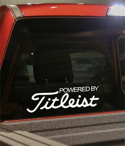 powered by titleist golf decal - North 49 Decals