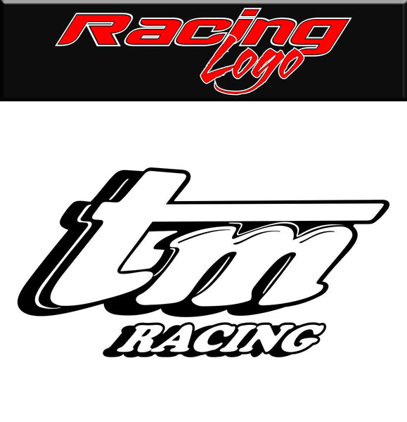 TM Racing decal, racing sticker