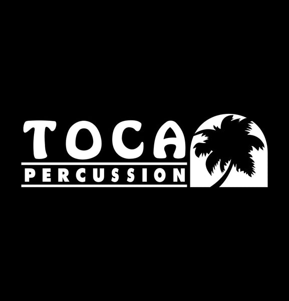 Toca Percussion decal, music instrument decal, car decal sticker