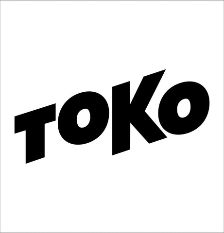 Toko decal, ski snowboard decal, car decal sticker