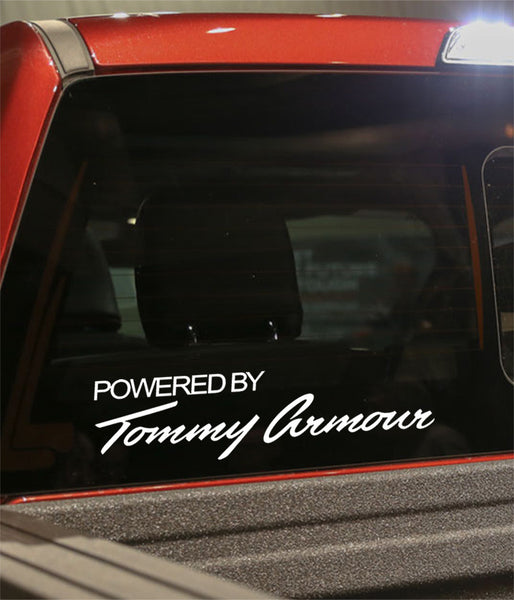 powered by tommy armour golf decal - North 49 Decals
