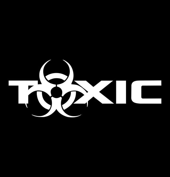 Toxic wheels decal, performance car decal sticker