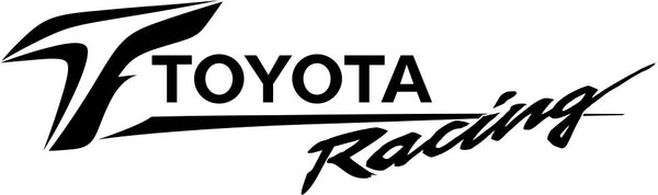 Toyota Racing decal, racing sticker