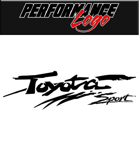 Toyota Sport decal, performance decal, sticker