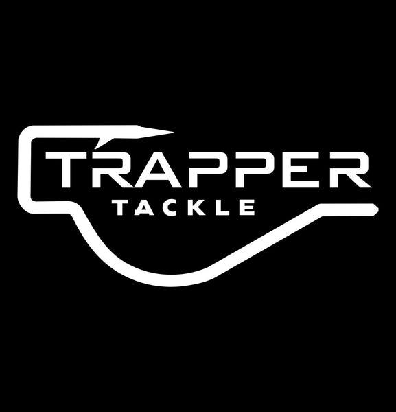Trapper Tackle decal, fishing hunting car decal sticker