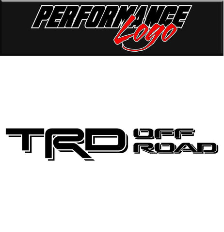Toyota Racing Development Offroad decal, performance decal, TRD sticker