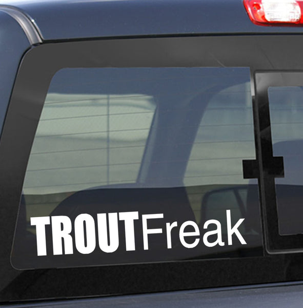 Trout freak fishing decal - North 49 Decals