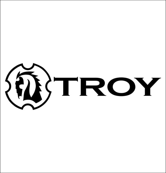 Troy Industries decal, firearm decal, car decal sticker