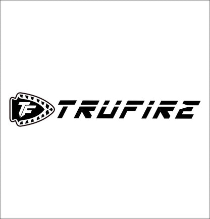 Trufire Archery decal, fishing hunting car decal sticker