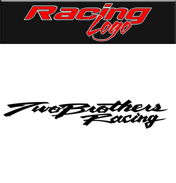 Two Brothers Racing decal, racing decal sticker