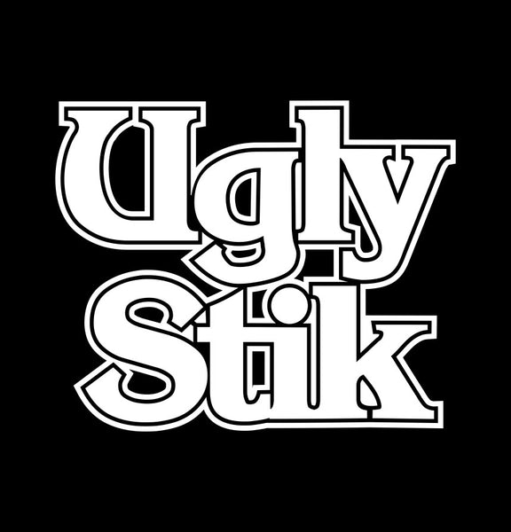 Ugly Stik decal, fishing hunting car decal sticker