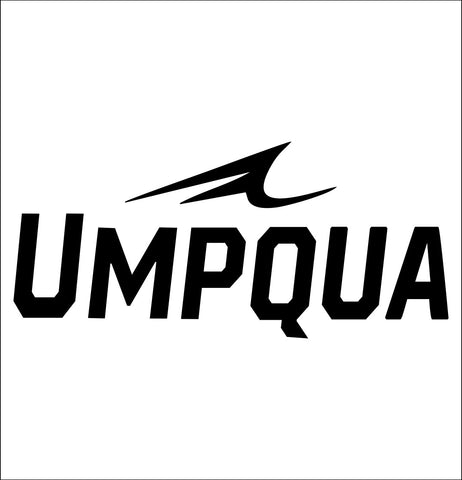 Umpqua decal, fishing hunting car decal sticker