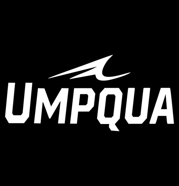 Umpqua decal, fishing hunting car decal sticker