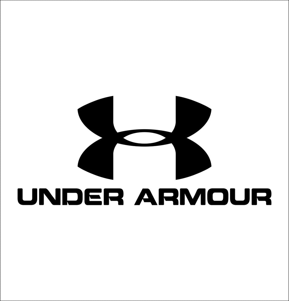 under armour decal, car decal sticker