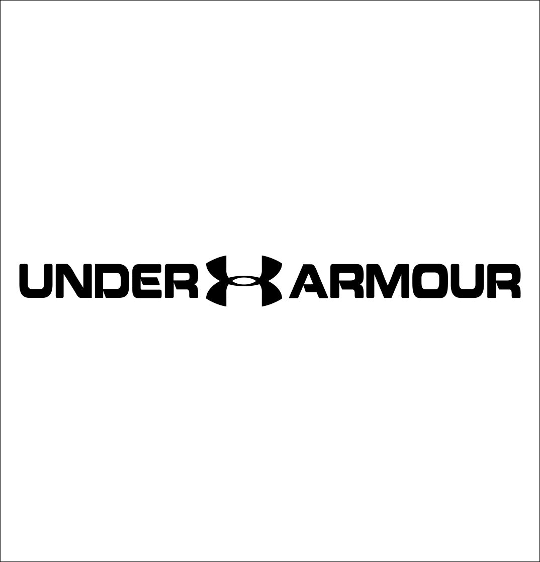 under armour decal, car decal sticker