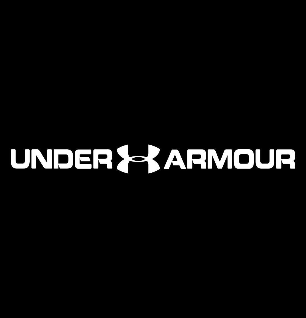 under armour decal, car decal sticker