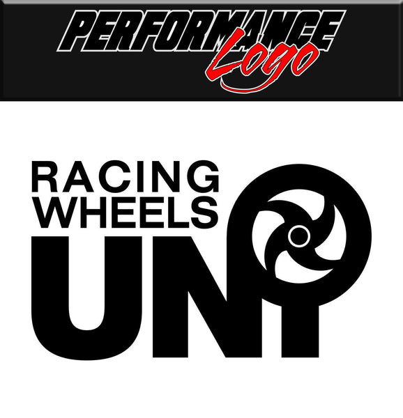 Uni Racing Wheels decal, performance decal, sticker