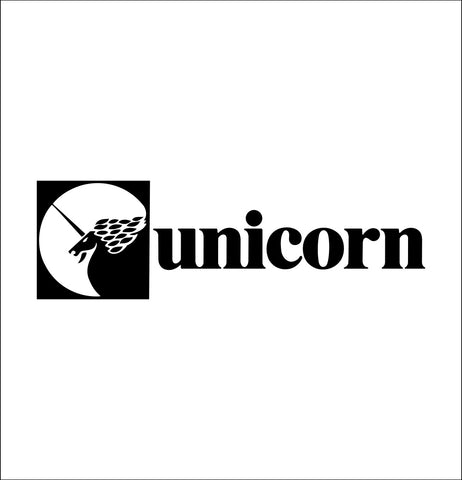 Unicorn Darts decal, darts decal, car decal sticker