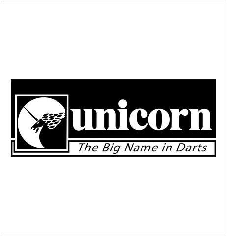 Unicorn Darts decal, darts decal, car decal sticker