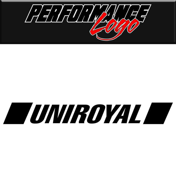 Uniroyal decal, performance decal, sticker