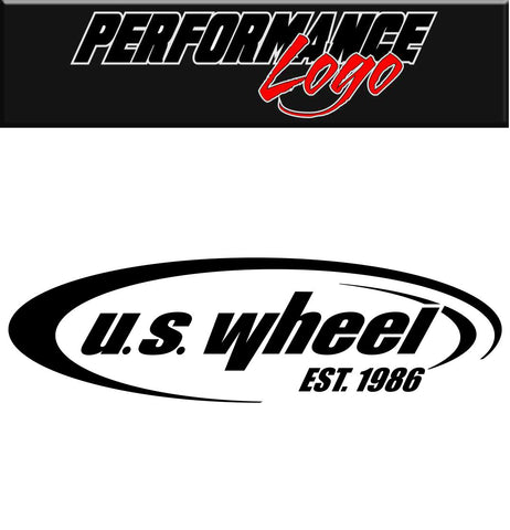 US Wheels decal, performance decal, sticker
