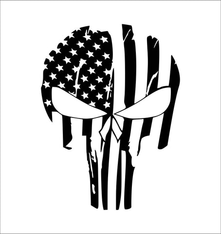 US Flag Punisher decal